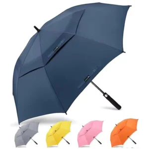 Golf Umbrella Custom Fiberglass Ribs Windproof EVA Handle Sublimation