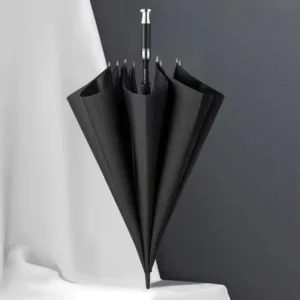 Golf Umbrella Custom Logo Windproof Straight Automatic Rain Outdoor Business Event Promotional Gift Factory