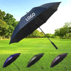 Golf Umbrella Custom Logo Windproof Straight Large Rain Outdoor Business Promotional Gift Trade Manufacturer