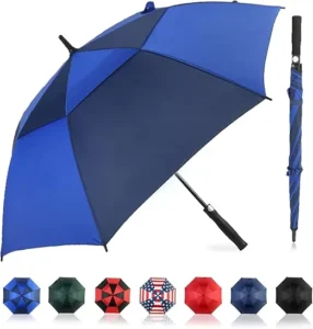 Golf Umbrella with Custom Logo Large Windproof Automatic Open Oversize