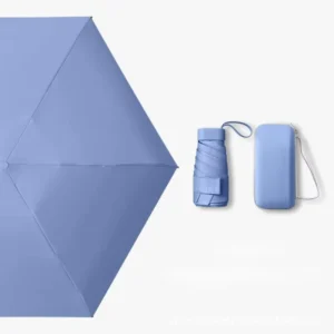 Good Lightweight Folding Colorful Capsule UV Mini Custom Advertising Sun Small Umbrella With Logo