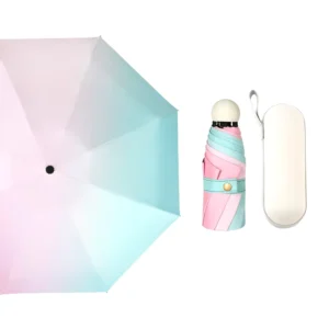 Gradient Mini 5-Fold Capsule Pocket Umbrella
