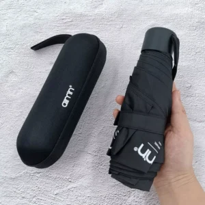 HR-3365M China Factory Custom Print Lightweight Mini Pocket Portable Travel Compact UV Umbrella With Logo