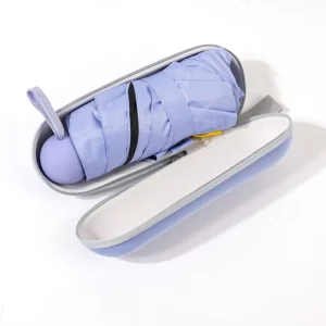 Hand Fold Small Sun Umbrella Customised Uv Resistant Mini Capsule Umbrella