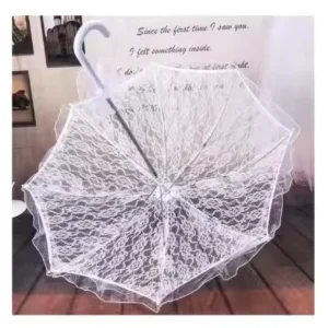 Handicraft Umbrella Rose Pattern Wedding Lace Umbrella Wedding Umbrellas Bride Wedding Decoration