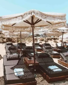Handmade Cotton Tassel Parasol Macrame Rope Fringe Crochet Patio Courtyard Garden Outdoor Beach Umbrella