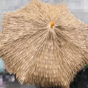Handmade Synthetic Thatch Outdoor Umbrella