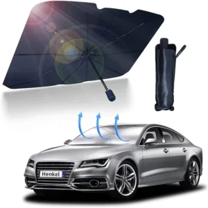 Heat-Insulation Front Windshield Parasol, Foldable Car Sunshade Umbrella