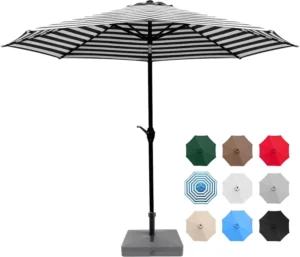 Heavy-Duty 4-Foot Big Fish African Market Umbrella for Pool and Outdoor Use