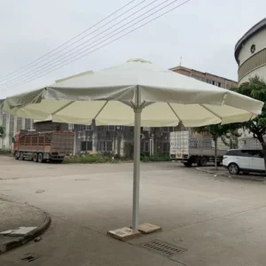 Heavy-Duty 5m 6m 7m 8m Large Outdoor Hotel Restaurant Parasol Umbrella with LED Light
