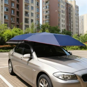 Heavy-Duty Automatic Car Umbrella Waterproof UV Protection Roof Shade for Outdoor Parking