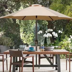 Heavy Duty Commercial Market Patio Umbrella with Tilt Crank