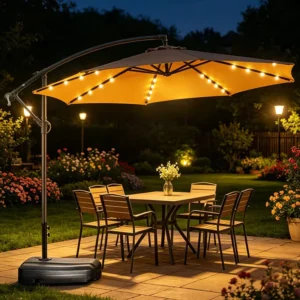 Heavy Duty Iron Eco-Friendly Waterproof Outdoor Garden Patio Umbrella
