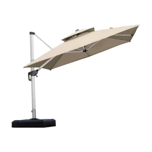 Heavy Duty Large Square Cantilever Commercial Garden Patio Umbrella