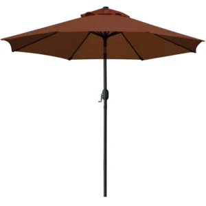 Heavy Duty Market Umbrella Outdoor Aluminum Patio Parasol Umbrella for Garden