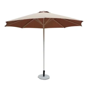 Heavy-Duty Outdoor Wooden-Pole Beach and Garden Patio Umbrella