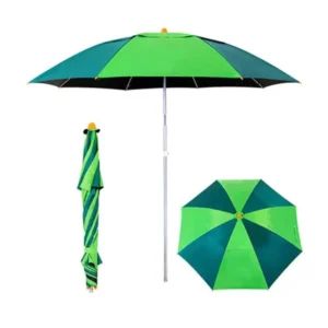 Heavy Duty Waterproof Fishing Garden Sunshade Pool Solar Led Light Umbrellas Outdoor Patio Parasol for Restaurant