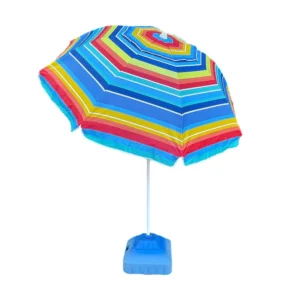 Heavy-Duty Wind-Resistant Portable Beach Umbrella With UV Protection For Beach Patio and Garden