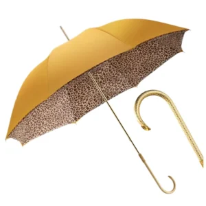 High End Metal Parapluies Sunshade Satin Cloth Double Deck Sombrilla Creative Business Gift Umbrella with Logo