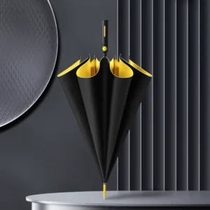High-Grade Business Custom Logo Golf Umbrella Reinforced Fiber Straight Umbrella