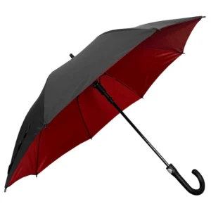 High Quality 23 Inch 190T Pongee Auto Open Double Layer Straight Umbrella New Design