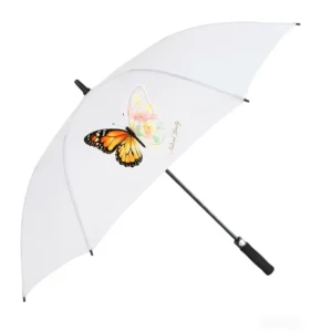 High Quality 68″golf Umbrella Allover Sublimation Windproof Sublimation Umbrella Diy Custom Logo Sturdy Durable
