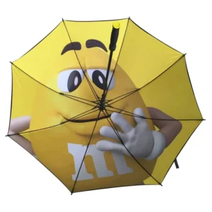 High Quality 8k Manual 190T Pongee UV Resistant Straight Umbrella with Fiberglass Frame and Minimalist Design for Business Gifts