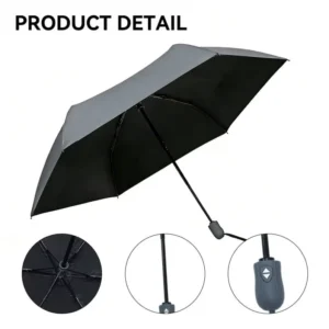 High Quality Automatic Portable Mini-Folding Umbrella with logo for the Rain