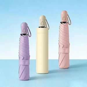 High Quality Best Seller Automatic Portable Mini-Folding Umbrella with logo for the Rain