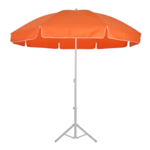 High Quality Custom Outdoor Garden Beach Umbrellas Stainless Steel Waterproof Contemporary Design Promotion UV Logo
