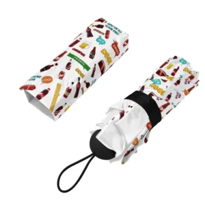 High Quality Customized 3 Folding Mini Windproof Automatic Umbrella