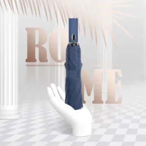 High Quality Factory Manufacture Compact Lightweight Auto-Folding Dual-Purpose Umbrella Hard-Wearing Pongee Cloth Complete