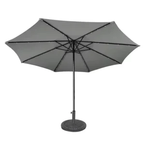 High Quality Garden 3M Outdoor Patio Led Solar Sun Umbrella On Sale