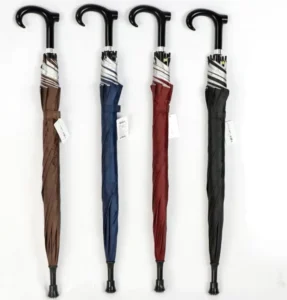 High Quality Long Large Size Umbrella With Automatic Open Elegant Brolly Rainproof Ultra Light Straight Umbrella
