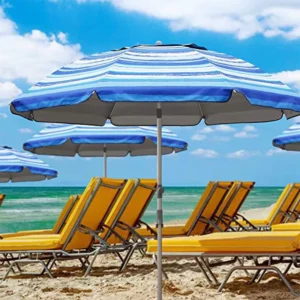 High Quality Luxury Resort Garden Beach Umbrella with Sand Anchor System
