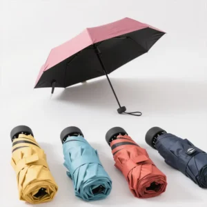 High Quality Market Promotional Custom logo Automatic Folding Umbrella with logo