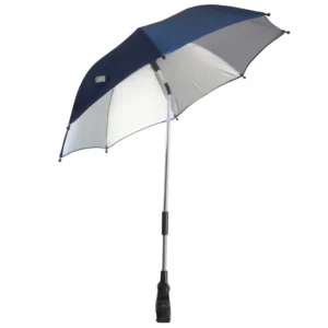 High Quality OEM Navy Blue UV protection Adjustable Tilt Custom Umbrella Stroller for Sale
