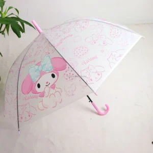 High Quality Outdoor Clear Straight Windproof Umbrella With Logo for Advertising Promotion