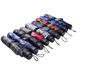High Quality Promotional Disposable Folding 21 Inch 8 Ribs Umbrella with Logo Prints