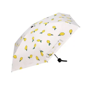 High Quality Promotional Small Pocket Five Folding Umbrellas Parapluie Payung Sombrillas Paraguas with logo Printing