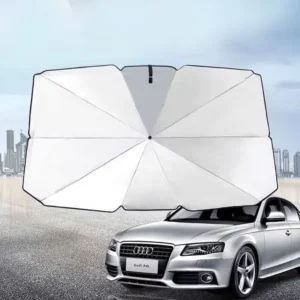 High Quality Sliver Protection Sun Shade Umbrella for Cars Sports Design Golf Auto Car Sun Protector for Summer