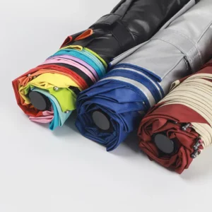 High Quality Windproof Promotional Mini Small Sun Proof protection Anti Uv Manual 3 Folding Wedding Umbrella