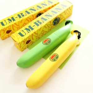 High Selling Colorful Pocket Banana Umbrella Cute Creative Outdoor Umbrella With Custom Logo Print