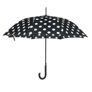 Hook Handle Stick Umbrella Long Straight Business Golf PU Handle Ladies Umbrella