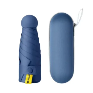 Hot Selling Automatic Pink Blue Green Bike Rain Mini Umbrella With Case
