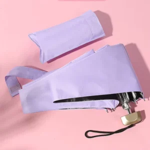 Hot Selling High Quality Small Mini Pocket Umbrella Five-folding Umbrella Manual Portable Sun Umbrella