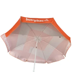 Hot Selling Logo Printed Promotional UV Protection Beach Parasols Waterproof Outdoor Sun Beach Foldable Hotels Exteriors