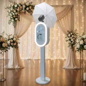 Hot-selling Customized Size ipad Photo-booth-shell Oval ipad Photo Booth ipad Selfie Photo Booth Add Flash and Umbrella