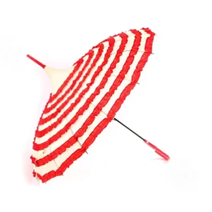 In Stock 16k Pagoda Straight Lace Umbrella Wedding Umbrella