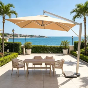 Industrial Foldable Waterproof Beach Umbrella Large Diameter Aluminum for Camping Garden Hotel Kitchen and Hospital Use